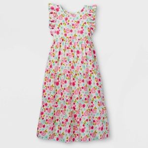 Cat & Jack girls’ tiered woven maxi dress